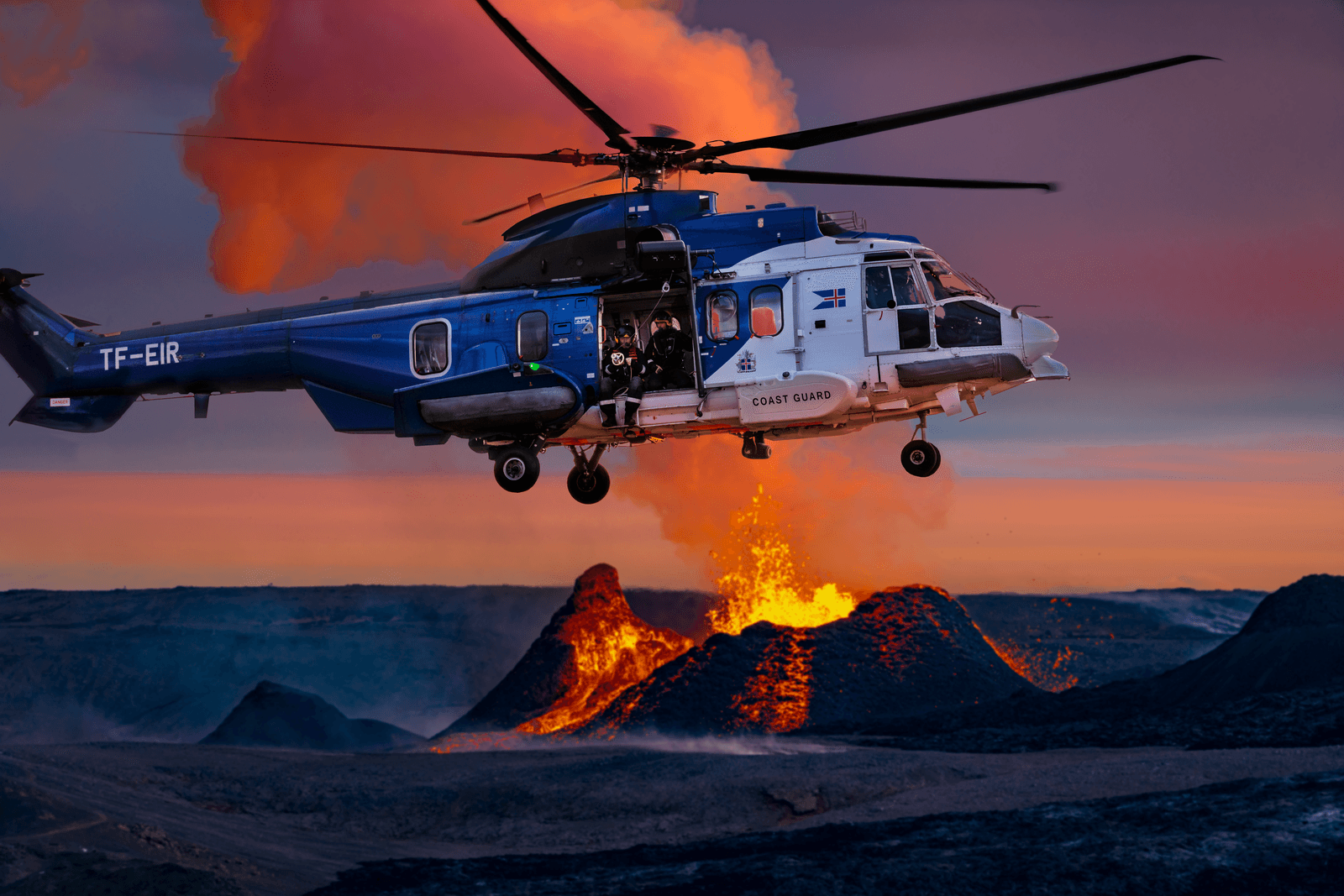 Eruption Reykjanes - Raggi Th